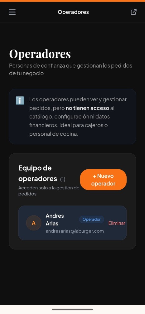 Módulo de Operadores
